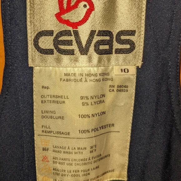VTG 70's Cevas Women's Ski Bib and Jacket - Picture 11 of 16